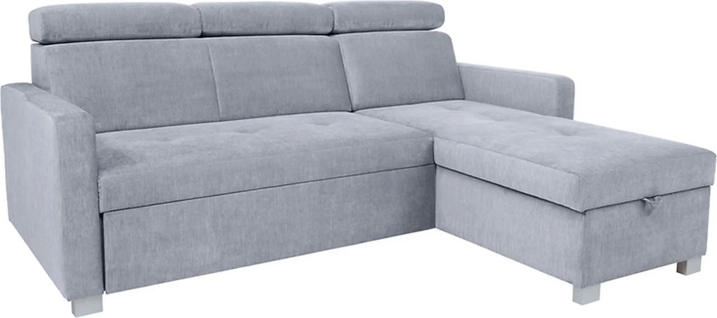 Coltar extensibil BRICO, universal, stofa catifelata gri - Element 23,