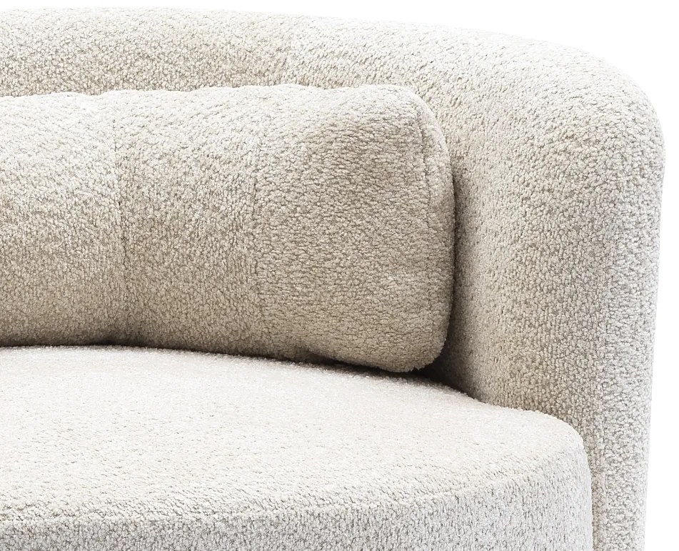 Fotoliu tapitat rotativ Wrap - Beige