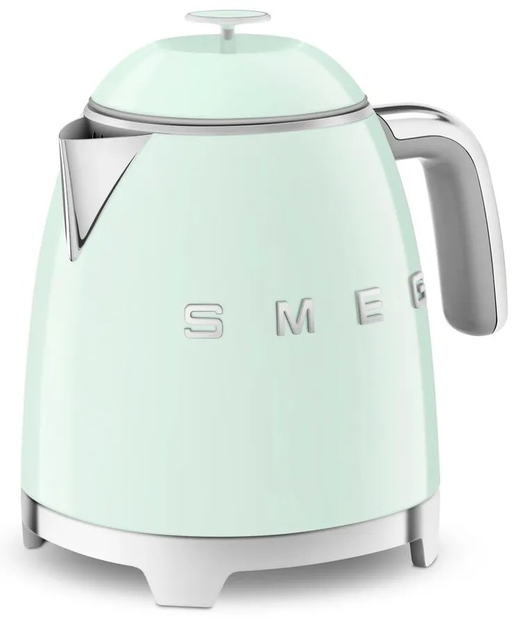 Ceainic electric verde deschis din oțel inoxidabil 800 ml Retro Style – SMEG