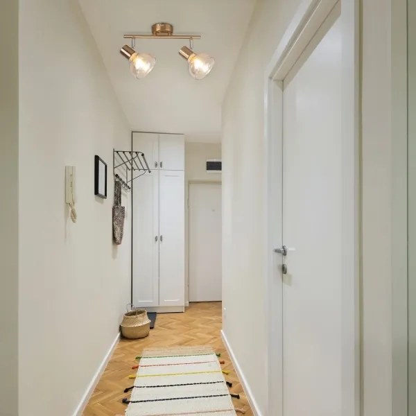 Rabalux 5547 - Lampă spot HOLLY 2xE14/40W/230V auriu