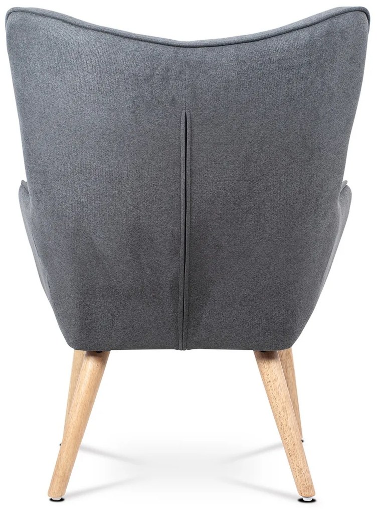 Fotoliu cu taburet GREY2, gri
