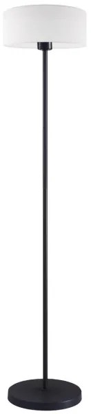 Lampă LED de podea TUNJA 1xE27/20W/230V Ø 30 cm negru/alb