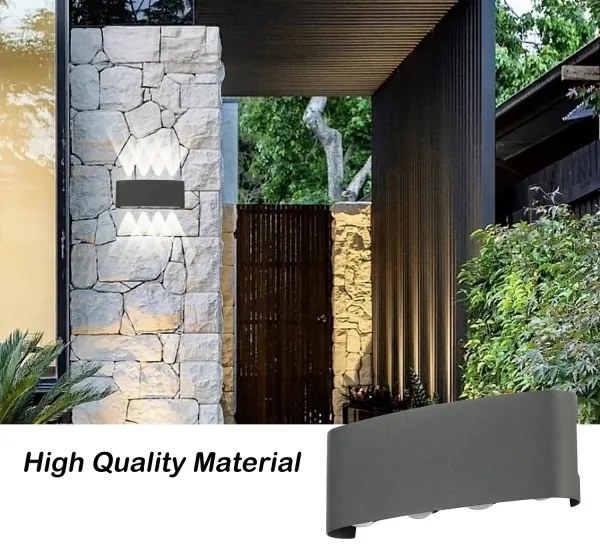 Brilagi - Aplică LED de exterior FLAREBOX LED/8W/230V antracit IP65