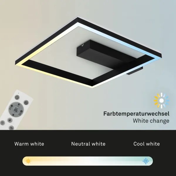Lustră LED RGBW dimabilă aplicată FRAME LED/18W/230V 2700-6500K Brilo + telecomandă