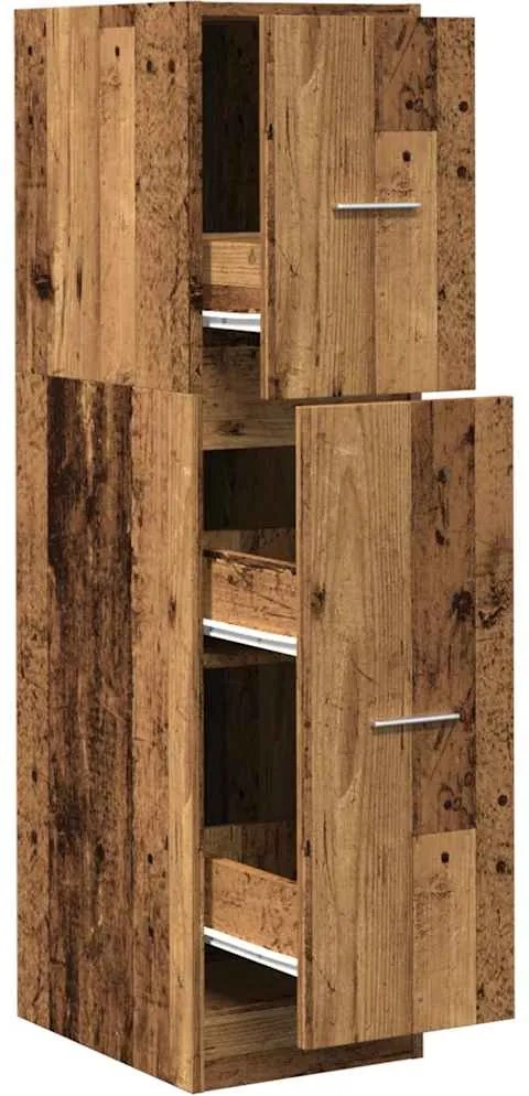 vidaXL Dulap de farmacie, lemn vechi, 30x41x118 cm, lemn prelucrat