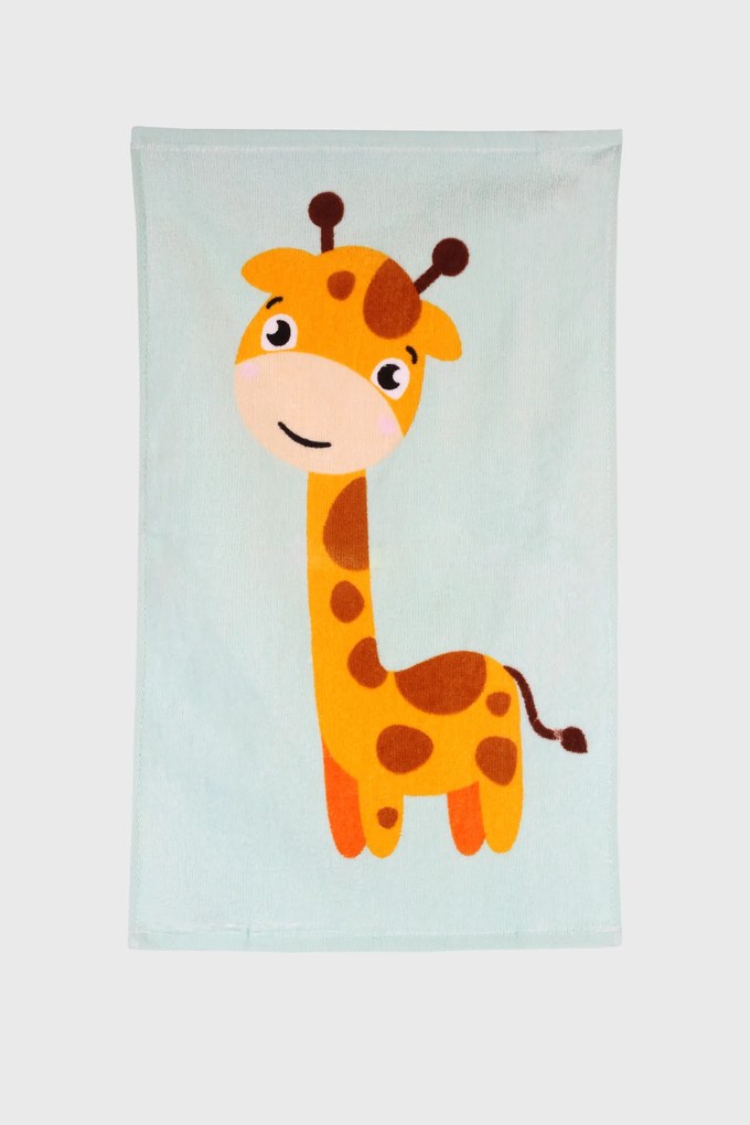 Prosop copii Animals Albastru-deschis 30x50 cm