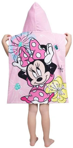 Disney Minnie Poncho prosop de plajă Bow 50x115cm