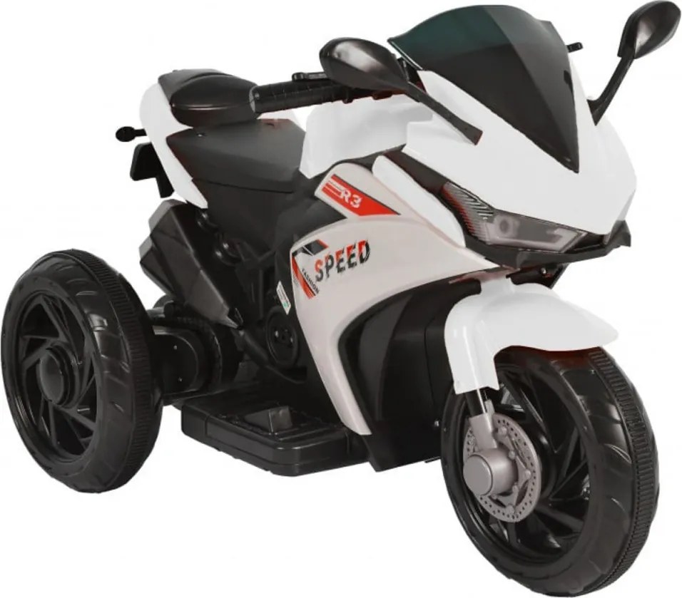 Motocicleta Electrica cu Acumulator Pentru Copii NOVOKIDS™ Speed Hurricane R3, 2-6 ani, Max 30 kg, Cu Sunete si Lumini LED, Trotineta Electrica, 3