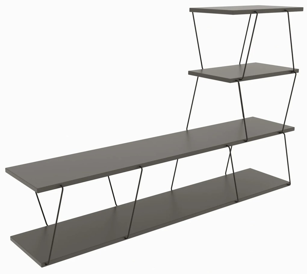 Mobilier living Baska (Antracit + Negru). 1073113