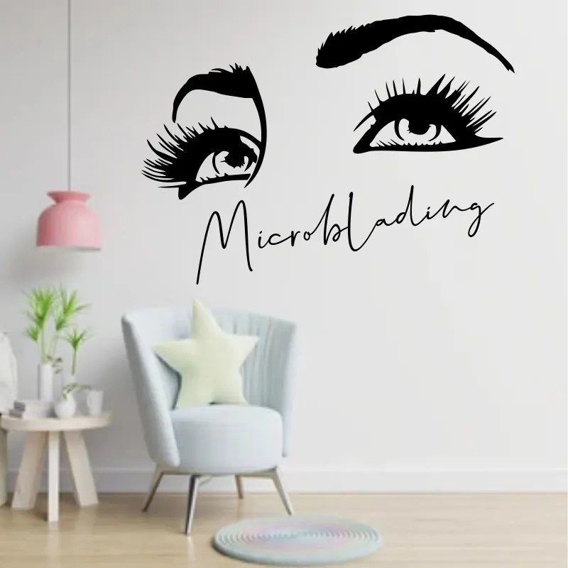 Sticker perete Microblading
