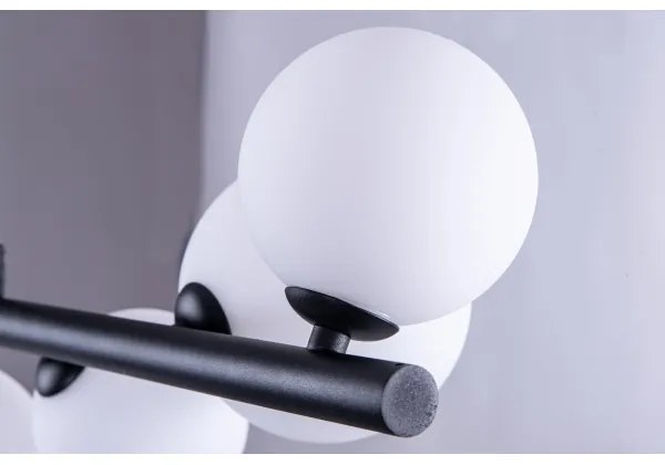 Lustră pe cablu SYBILLA 7xG9/25W/230V neagră Azzardo AZ4406