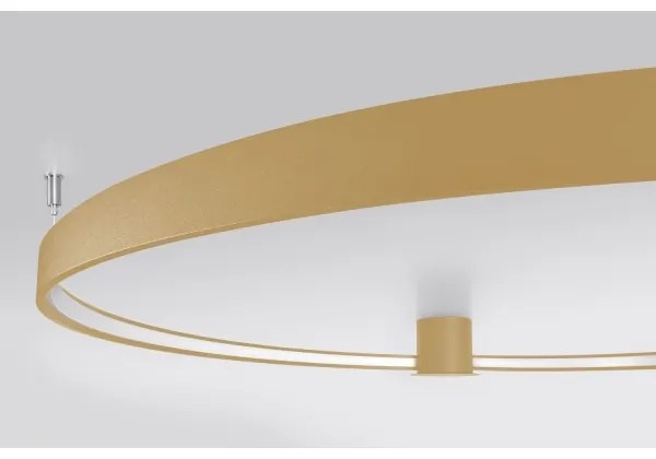 Thoro TH.222 - Plafonieră LED RIO LED/21W/230V CRI98 3000K Ø 55 cm auriu