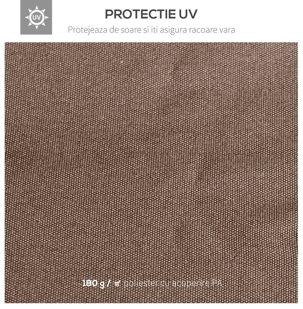 Acoperis de Schimb Outsunny 3x3m, din Poliester. 3x3m | Aosom RO