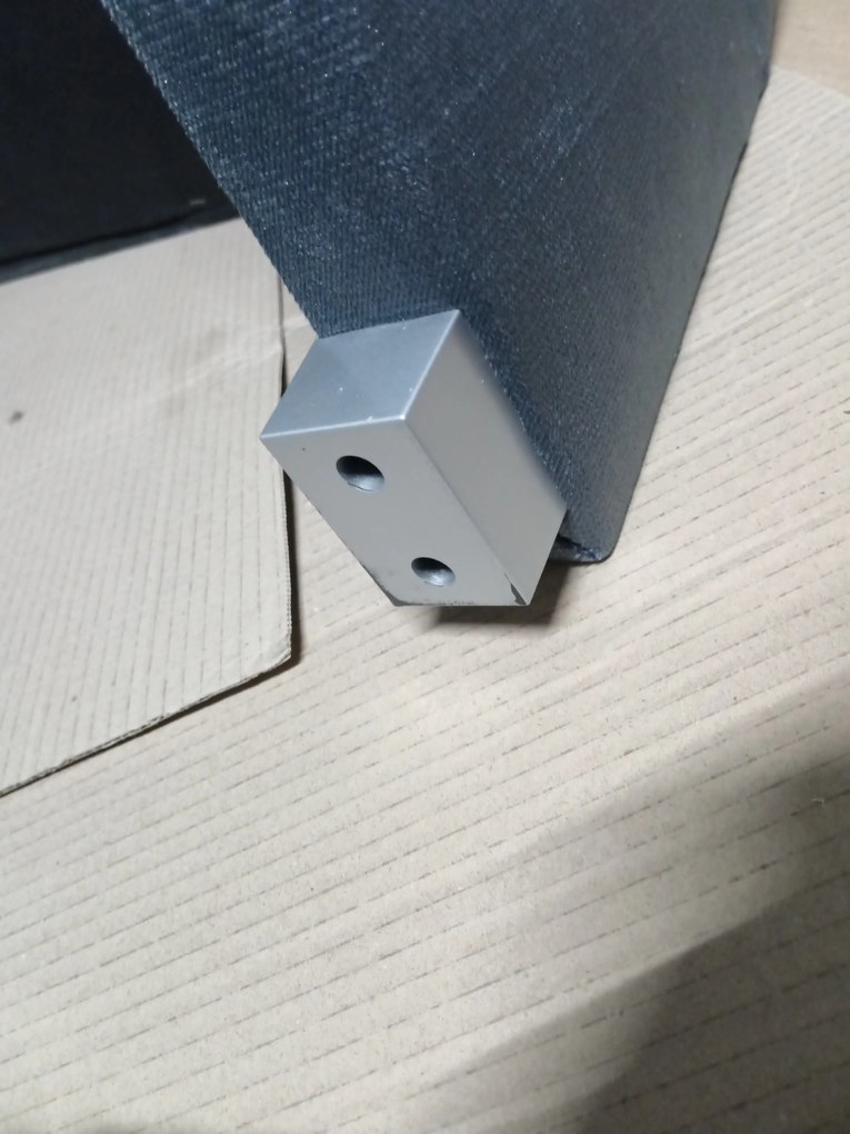 OFERTA Canapea coltar extensibila ZENOVA 220x140 cm, gri inchis, reversibila, calitatea II