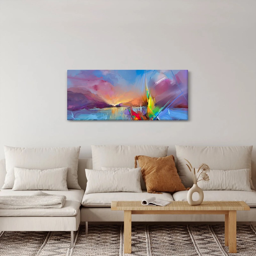 Tablou - Apus de soare (120x50 cm)
