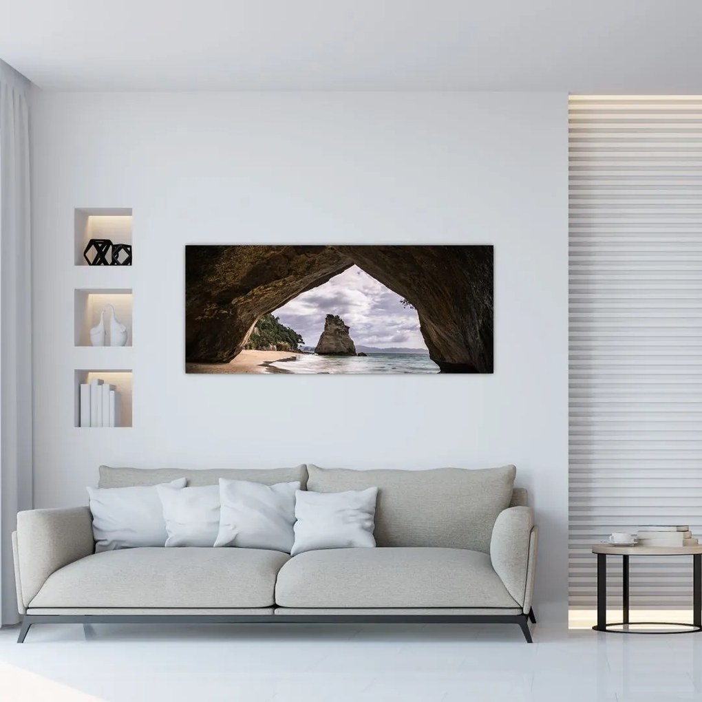 Tablou din peșteră, Noua Zeelanda (120x50 cm)