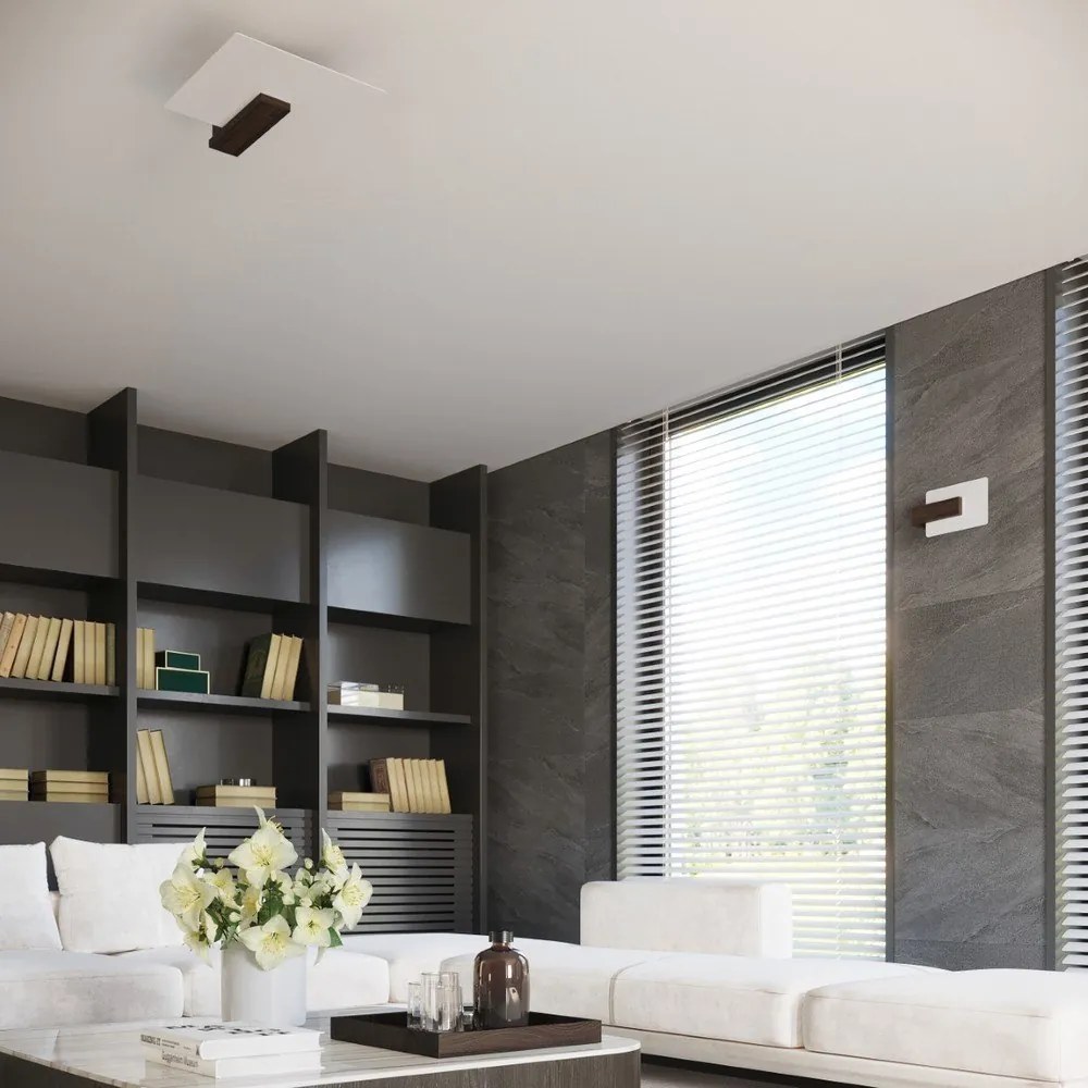 Aplică de perete maro închis Parola – Sollux