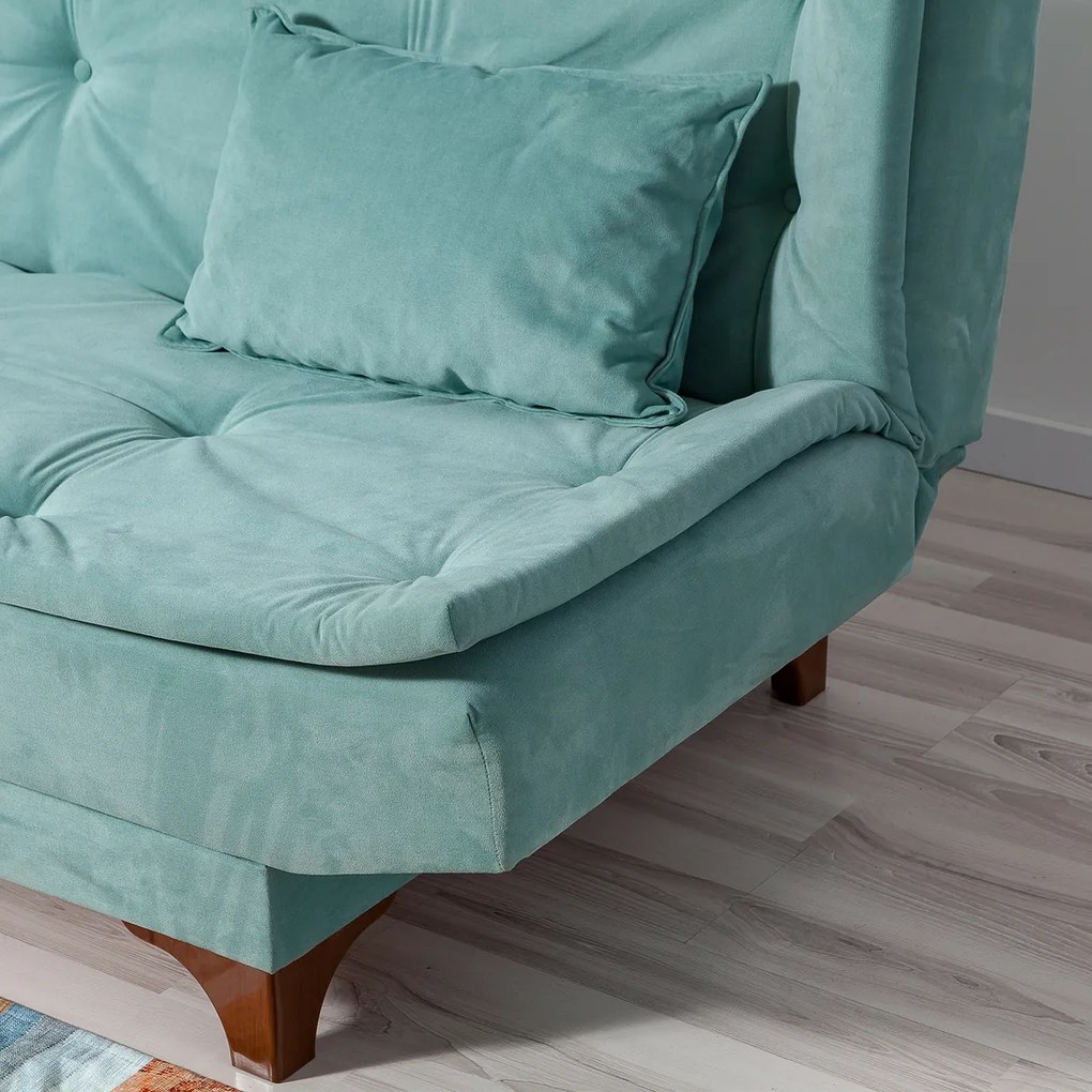 Canapea pat Kelebek Sea Green