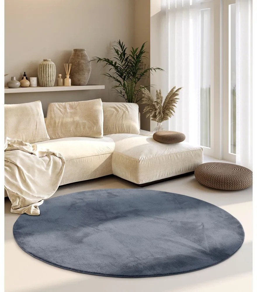 Covor gri antracit rotund ø 200 cm Leon – Villeroy&amp;Boch