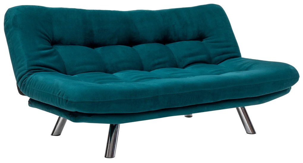 Canapea extensibilă Misa Small Sofabed - Petrol Green