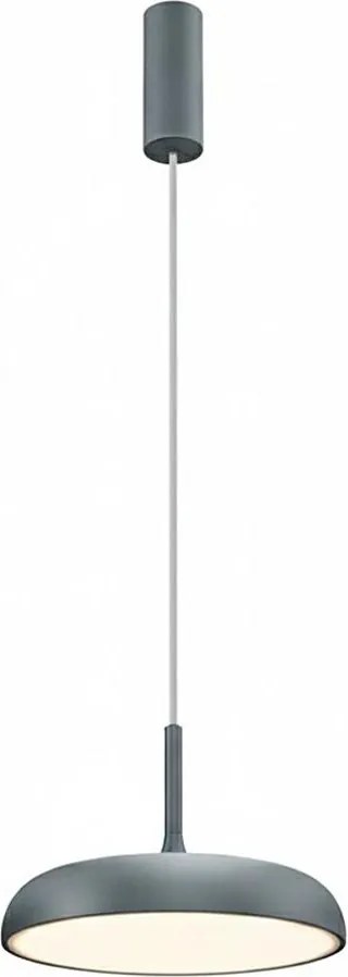 Maytoni MOD189PL-L12GR3K1 - Lustră LED suspendată pe cablu GERHARD, 19 W, 230 V, Ø30 cm, gri