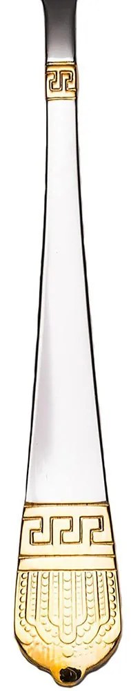 Set tacamuri 84 piese-argintiu/auriu