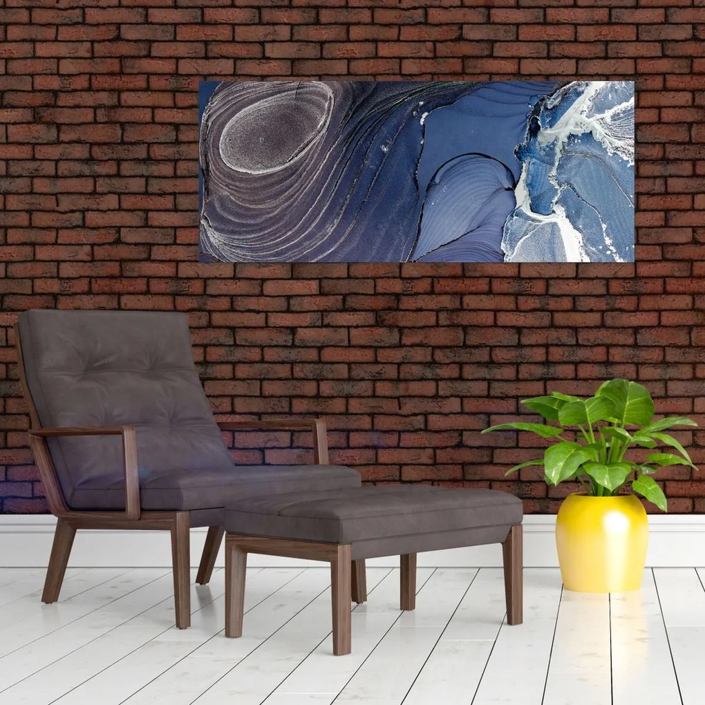 Tablou - Cerneală marmorată (120x50 cm)