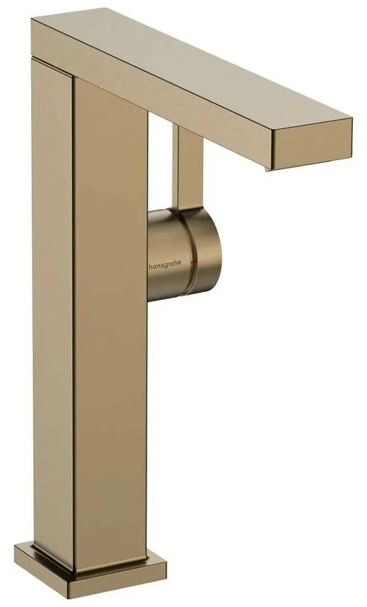 Baterie lavoar inalta bronz periat Hansgrohe Tecturis E 210 CoolStart EcoSmart+