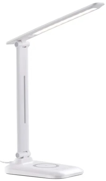 Immax 09107L - Lampă de birou LED dimabilă cu încărcare wireless QI LUMI LED/7W/230V albă