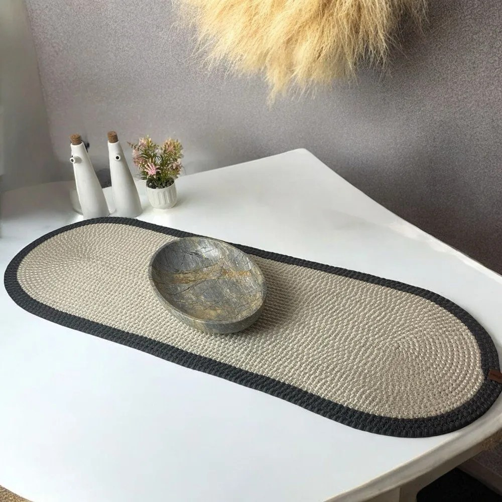 Napron de masă din iută 35x100 cm Wicker – Mila Home Luxury