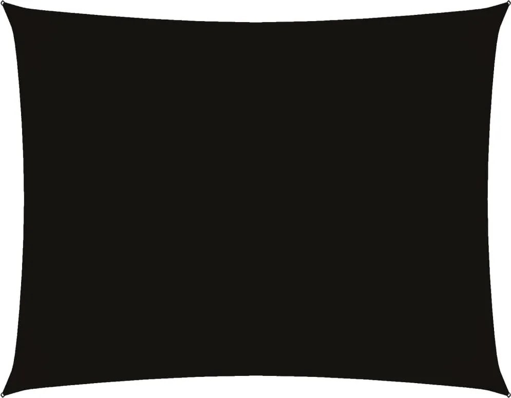 vidaXL Pânză parasolar, negru, 4x6 m, țesătură oxford, dreptunghiular