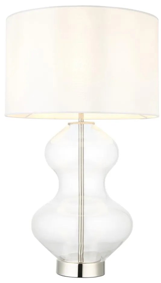 Endon 102676 - Lampă de masă reglabilă KELDA 1xE27/10W/230V albă/crom mat