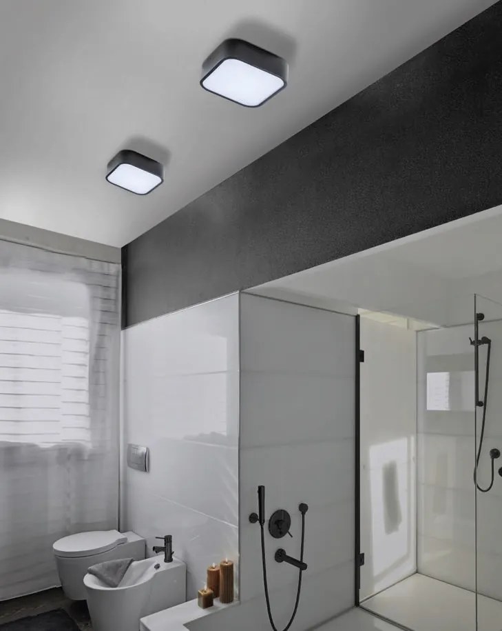 Plafoniera pentru baie moderna LUCIE 25 BK