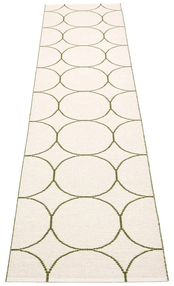 Covor tip traversă pentru interior și exterior verde închis 70x300 cm Boo Dark Olive – Pappelina