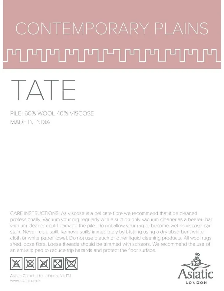 Covor Asiatic Carpets Tate Tonal Textures, 160 x 230 cm, crem