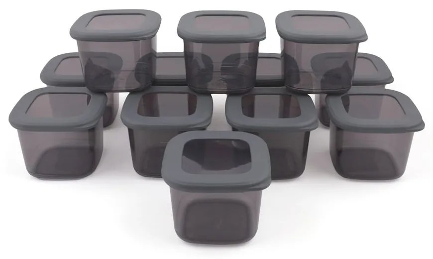 Recipiente 12 buc. din plastic pentru alimente Fresco – Hermia