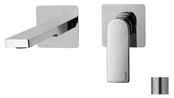 Paffoni - Baterie pentru lavoar TANGO, montaj încastrat, inox