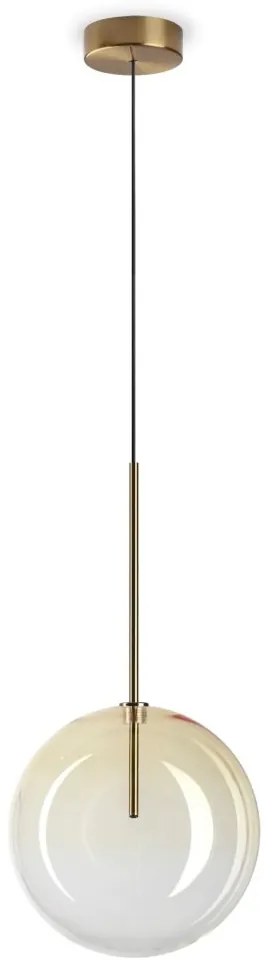 Pendul EQUINOXE SP1 D25 antique brass/ faded amber