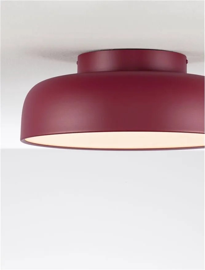 Plafoniera LED stil modern 3000K NOELIA bordeaux 40cm