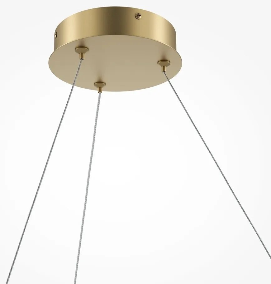 Lustra LED suspendata design circular Curve alama
