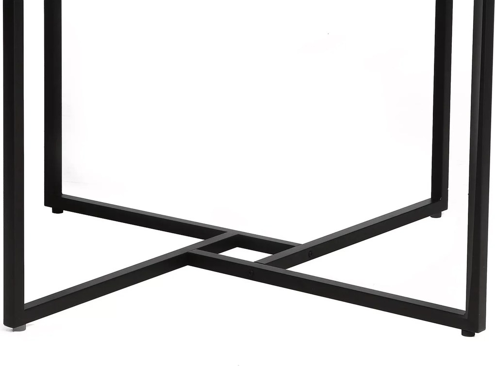 OFERTA Masa rotunda de dining cu blat decor stejar ALTO 120x120 calitatea a II-a