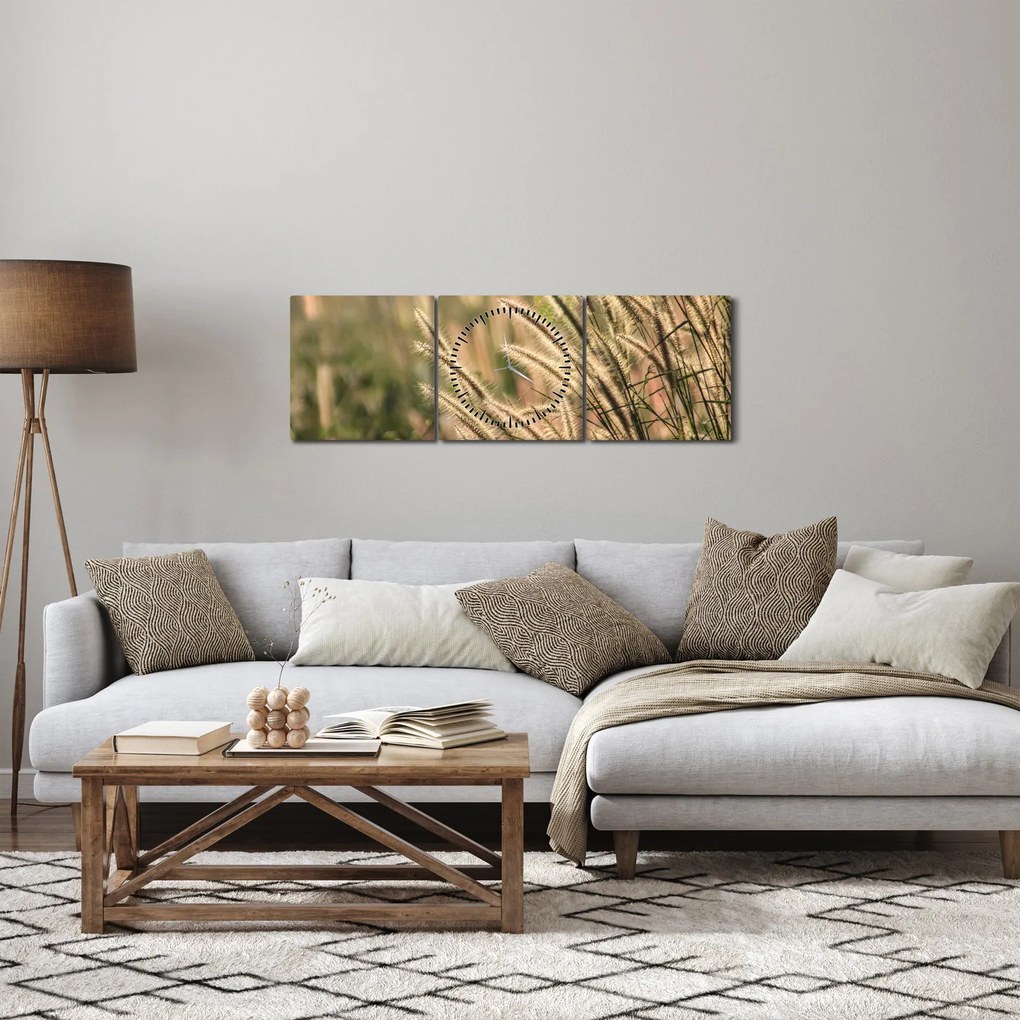 Tablou - Cereale (cu ceas) (90x30 cm)