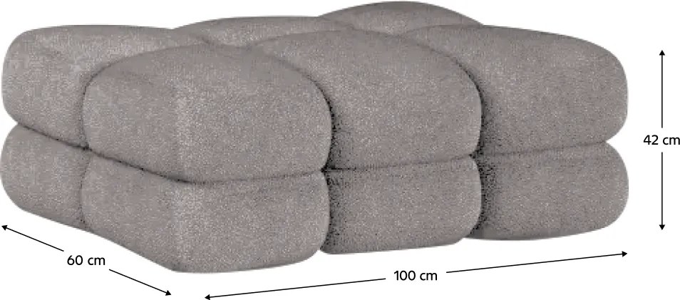 Taburet, gri bej Taupe, TOLLO