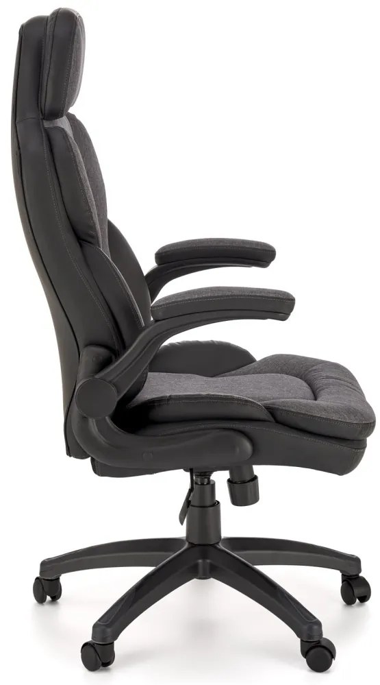 Scaun de birou Valerio negru/gri H128 cm