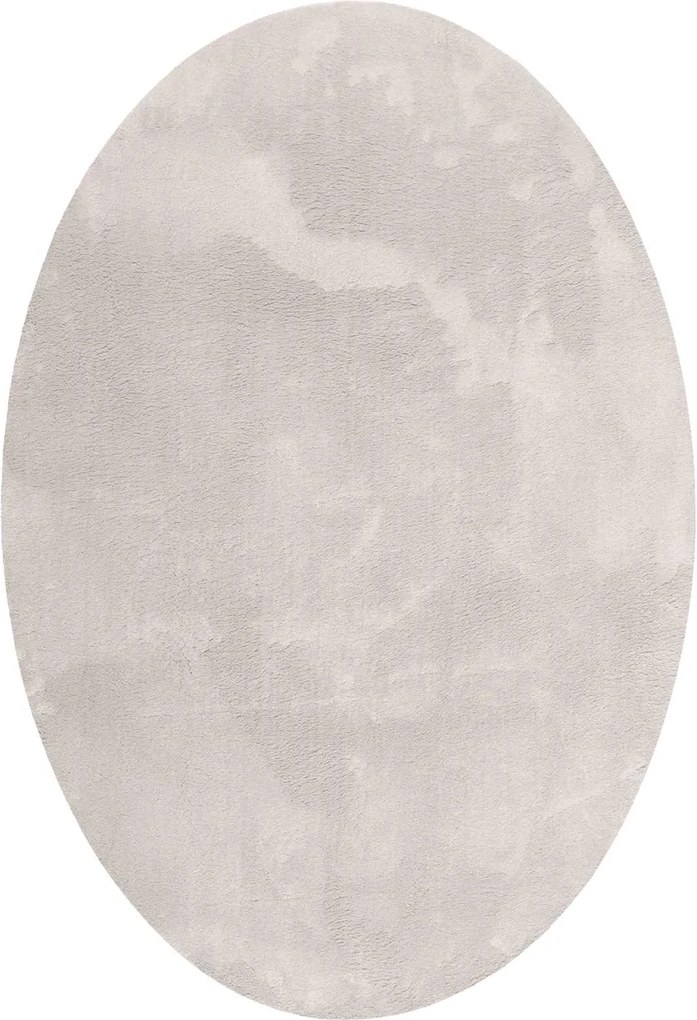 vidaXL Covoare de zonă Oval HUARTE Nisipiu 140 x 200 cm 100% Polyester