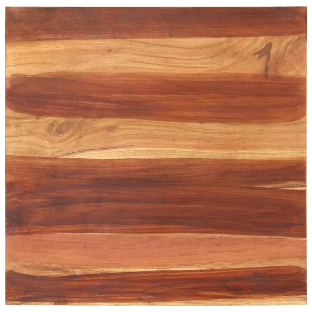 285984 vidaXL Blat de masă, 70x70 cm, 15-16 mm, lemn masiv de acacia