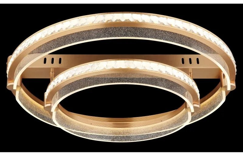 Lustra LED aplicata design circular cu telecomanda BLONDIE D-60cm