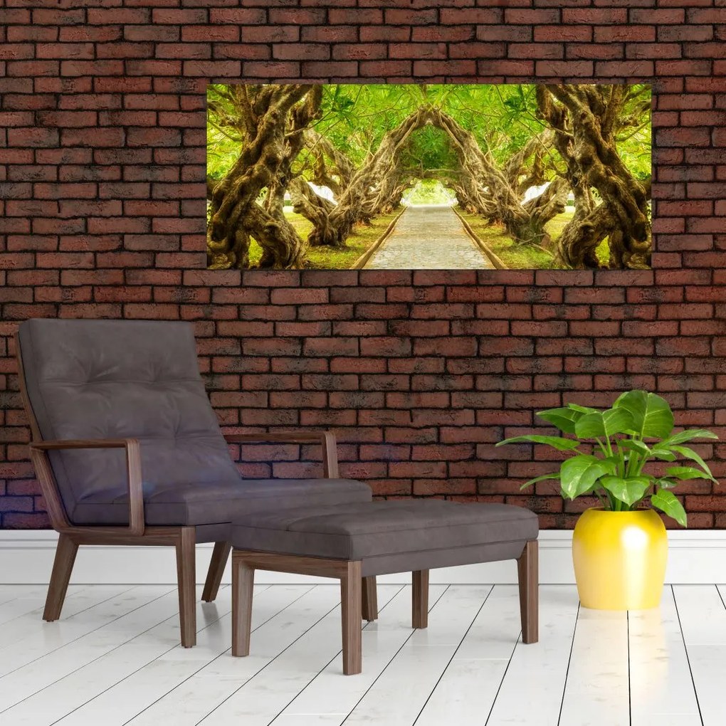 Tablou - Tunel viu din plumeria (120x50 cm)