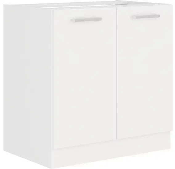 Expedo Corp bucătărie pentru chiuvetă ALBERTA ZL 2F BB + chiuvetă de bucătărie, 80x82x52, alb