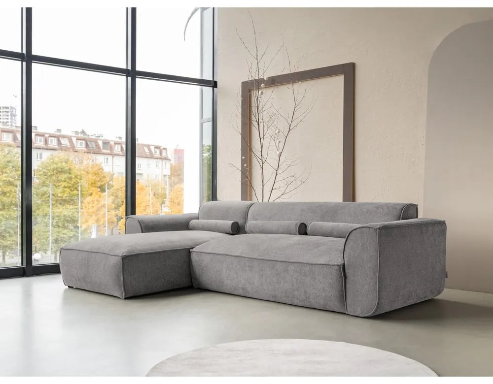 Colțar gri deschis (cu colț pe partea stângă ) Flex Felix – Miuform